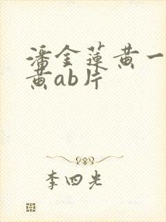 潘金莲黄一级特黄ab片