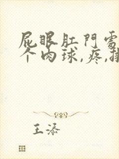 屁眼肛门处有一个肉球,疼,排便带血