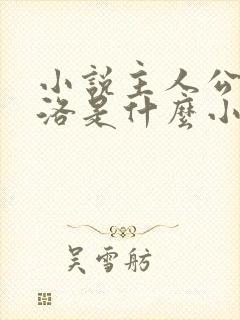 小说主人公是杨洛是什么小说名