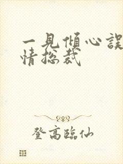 一见倾心误惹冷情总裁