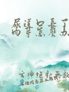 尿道口长了很多肉芽怎么办