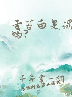 舌苔白是湿气重吗?