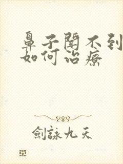 鼻子闻不到味道如何治疗