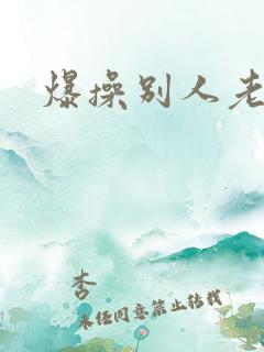 爆操别人老婆