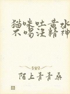 猫咪吐黄水不吃不喝没精神