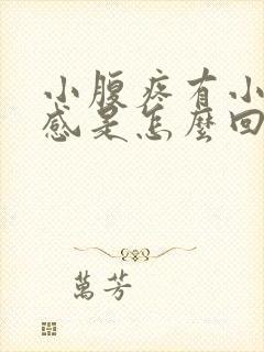 小腹疼有小便的感是怎么回事