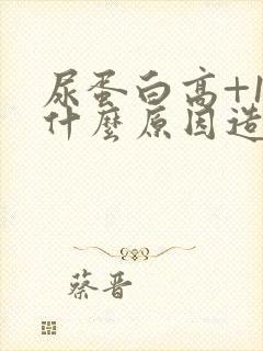 尿蛋白高+1是什么原因造成的