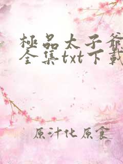 极品太子爷下载全集txt下载