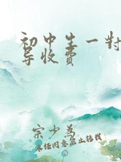 初中生一对一辅导收费