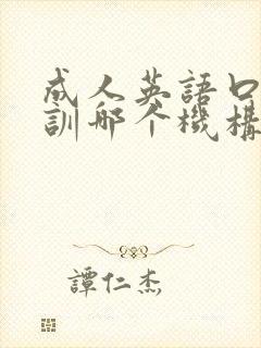 成人英语口语培训哪个机构比较好