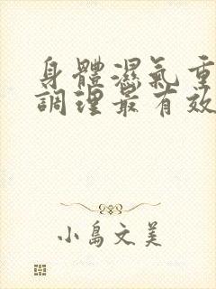 身体湿气重怎么调理最有效