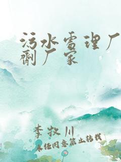 污水处理厂用药剂厂家