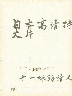 日本高清特黄a大片