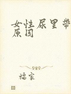 女性尿里带血的原因