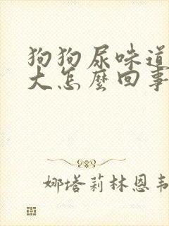 狗狗尿味道特别大怎么回事