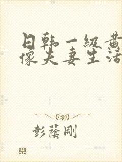 日韩一级黄色录像夫妻生活