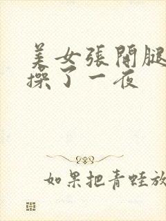 美女张开腿让我操了一夜