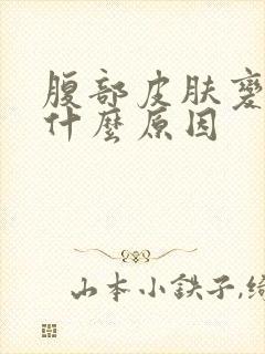 腹部皮肤变黑是什么原因