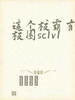 这个校霸有点甜校园sc1v1