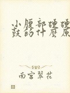 小腹部硬硬的鼓鼓的什么原因