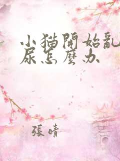 小猫开始乱拉乱尿怎么办