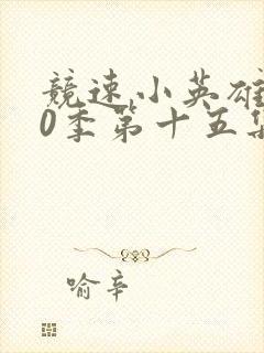 竞速小英雄第10季第十五集免费观看全集