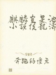 麒麟岂是池中物小说侯龙涛