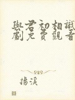 与君初相识电视剧免费观看全集西瓜