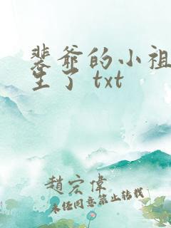 裴爷的小祖宗重生了 txt