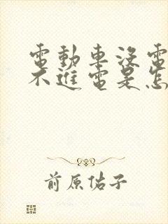 电动车没电了充不进电是怎么回事