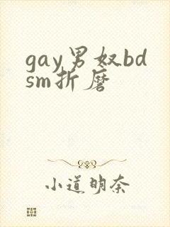 gay男奴bdsm折磨