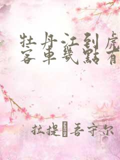 牡丹江到虎林大客车几点有