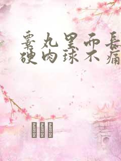 睾丸里面长了个硬肉球不痛