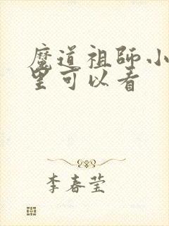 魔道祖师小说哪里可以看