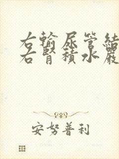 右输尿管结石伴右肾积水严重吗