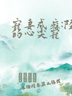 宠妻成瘾:陆少的心尖宠