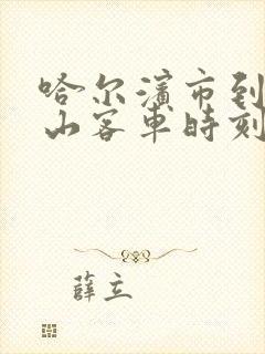 哈尔滨市到双鸭山客车时刻表