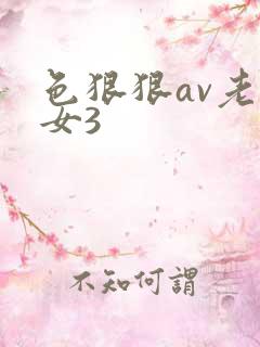 色狠狠av老熟女3