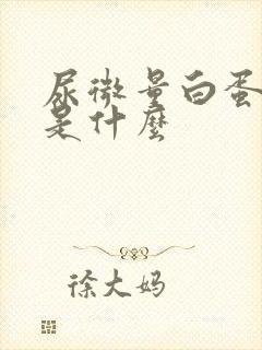 尿微量白蛋白高是什么