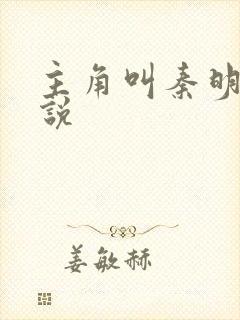 主角叫秦明的小说