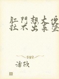 肛门想大便但是拉不出来坠胀难受