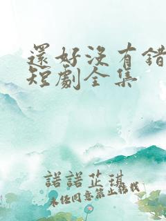 还好没有错过你短剧全集