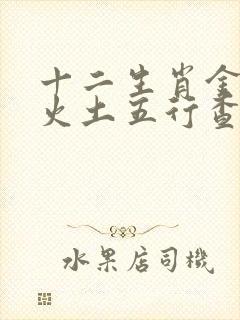 十二生肖金木水火土五行查询表相生相克