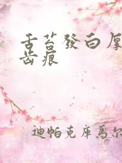 舌苔发白厚重有齿痕