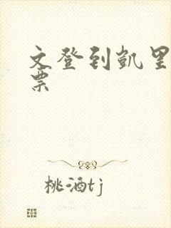 文登到凯里客车票