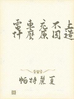 电车充不上电是什么原因造成的