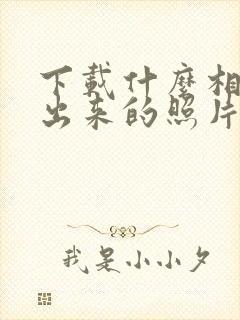 下载什么相机拍出来的照片好看