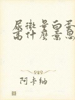 尿微量白蛋白升高什么意思