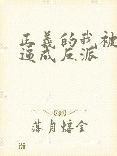 正义的我被系统逼成反派