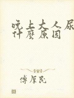 晚上大人尿床是什么原因